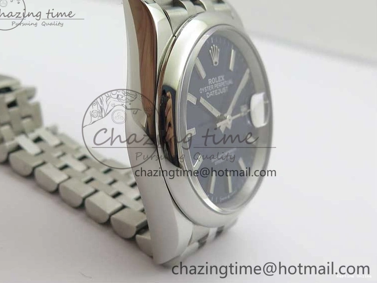 0211 DateJust 36 SS 126200 BP Maker 1:1 Best Edition New Blue Dial on Jubilee Bracelet Resilient 2529